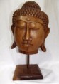 Escultura tallada en madera de Buda